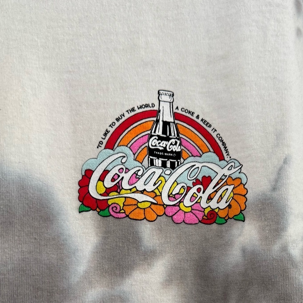 Coca-Cola 1971 The Unity Collection Unisex Gray White Tie-Dye Spirit Jersey XXL - Picture 7 of 7